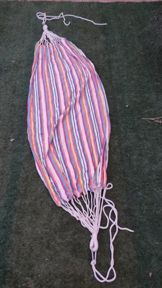 Hamaca de algodón nueva multicolor