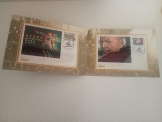 Vasco Rossi 2 cartoline autografate RARE