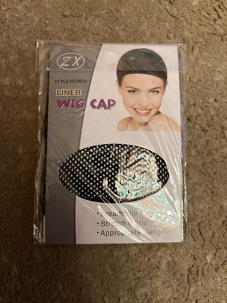 Peluca Naranja Larga Cosplay Anime Manga