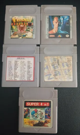 Game Boy Pocket Rosso + 5 Cartucce