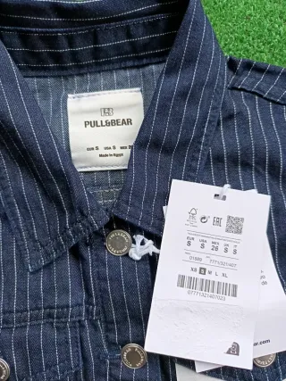 Chaleco PULL&BEAR Mujer Talla S Rayas