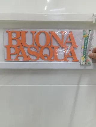 Decorazione Buona Pasqua Arancione