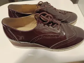 Scarpe da cerimonia marroni da donna