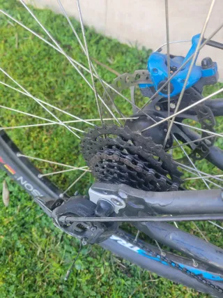 Bicicleta MTB Ghost Negra y Naranja