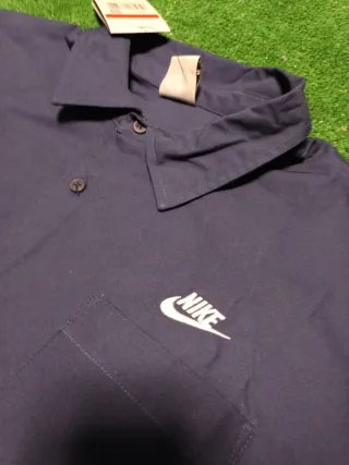 Camisa Nike Club Oxford Azul Oscuro