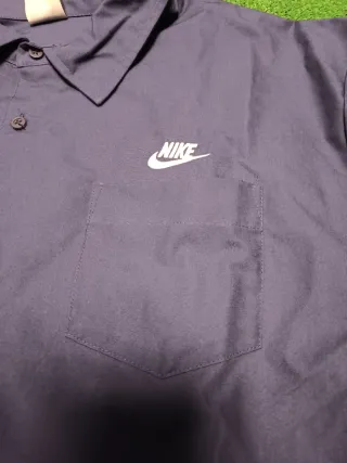 Camisa Nike Club Oxford Azul Oscuro