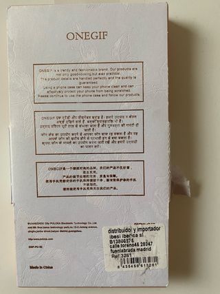 Custodia brillante per iPhone 13 ONEGIF Viola