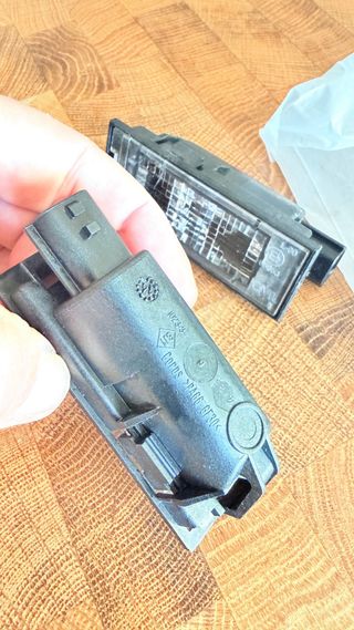 Par Luzes Matrícula Renault Plafonier