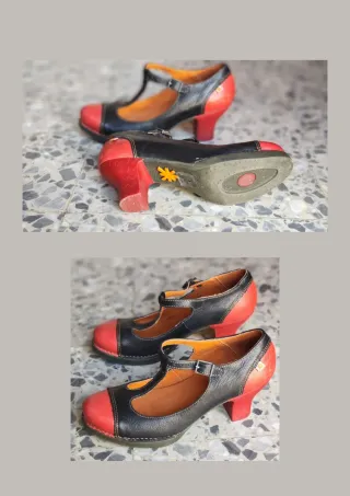 Zapatos tacón bajo ART Talla 38