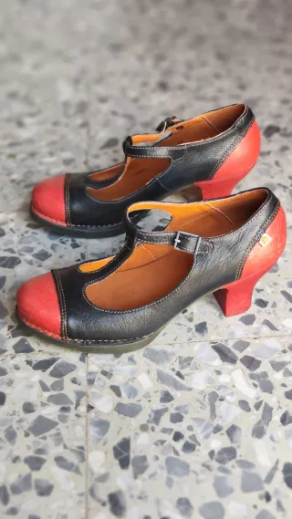 Zapatos tacón bajo ART Talla 38