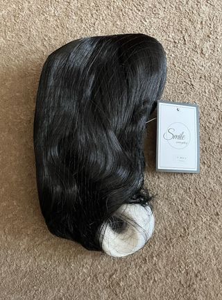 Peluca Larga Cosplay Anime Negra y Blanca