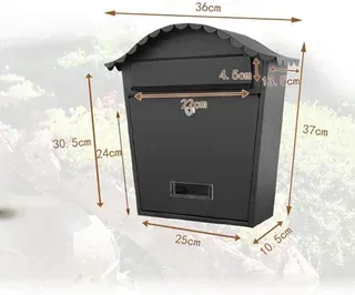 Buzón MAIL BOX 1MI S metálico pared