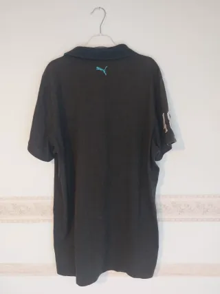 Polo PUMA uomo grigio XL logo ricamato