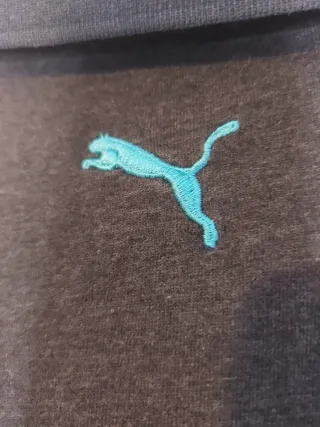 Polo PUMA uomo grigio XL logo ricamato