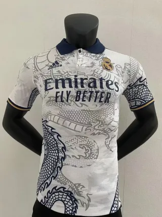 Camiseta Real Madrid Adidas Dragón Blanca