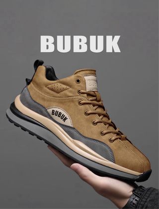 Zapatos casuales BUBUK hombre marrones/grises