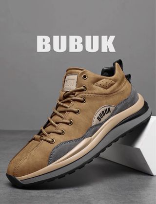 Zapatos casuales BUBUK hombre marrones/grises
