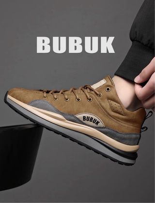 Zapatos casuales BUBUK hombre marrones/grises