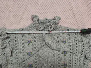 Jersey Zara Gris Flores