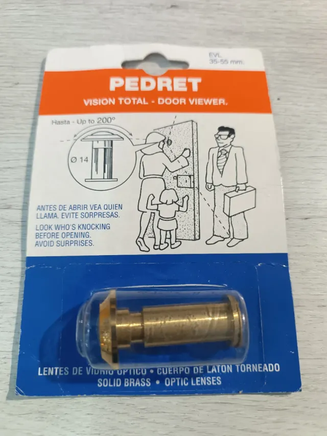 LOTE DE (3) MIRILLAS DE SEGURIDAD PARA PUERTA