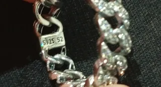 Anillo Plata Ley 925 Cubano