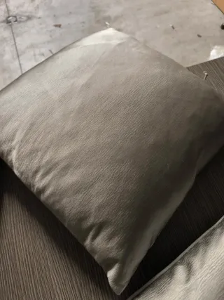 Set 4 Cuscini Tessuto Grigio