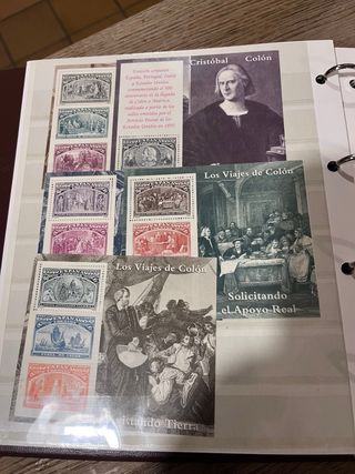 Album per francobolli con francobolli inclusi