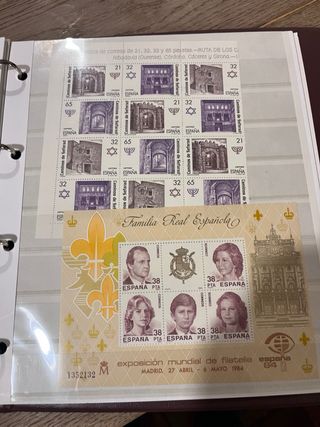 Album per francobolli con francobolli inclusi