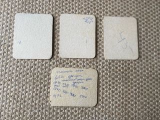 Bases de copo Stella Artois 1977 e 1981