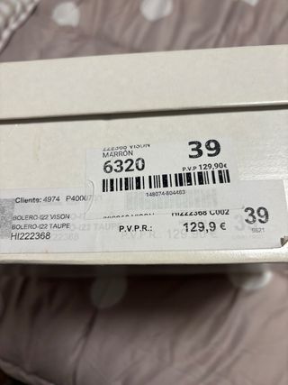 Botín Hispanitas Beige y Dorado