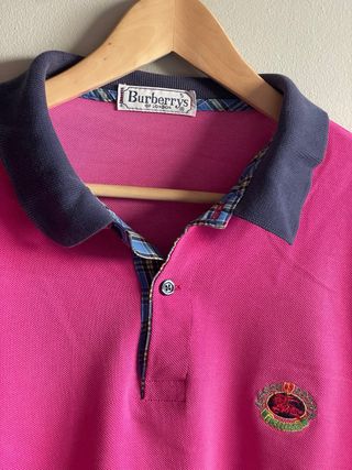 Polo Burberrys Rosa Talla L