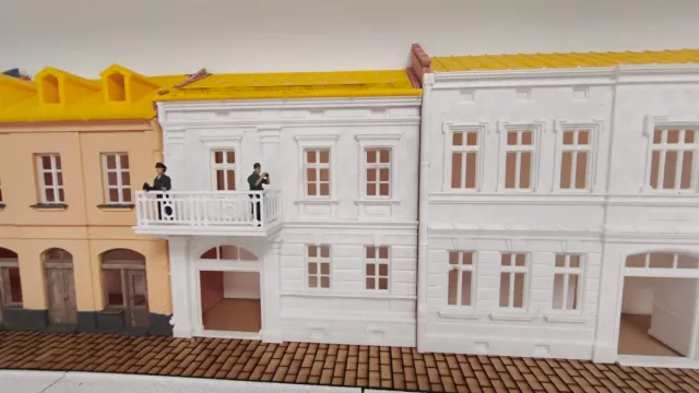 Casas Diorama Escala 1:35