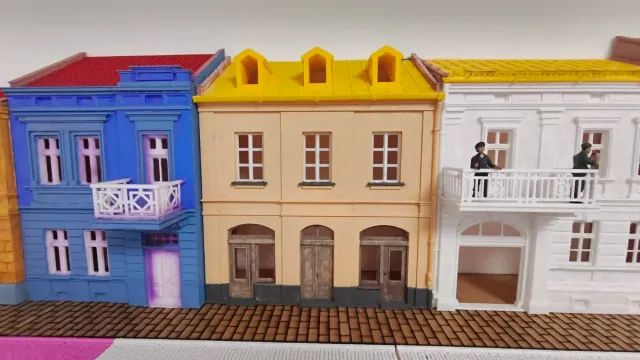 Casas Diorama Escala 1:35