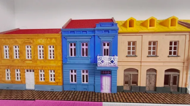 Casas Diorama Escala 1:35