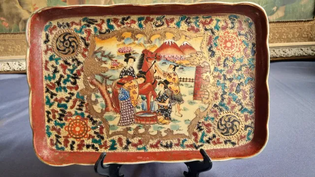 Bandeja estilo Satsuma