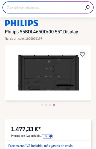 Monitor Philips 55 Roto
