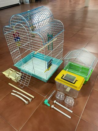 Jaulas para pájaros y accesorios