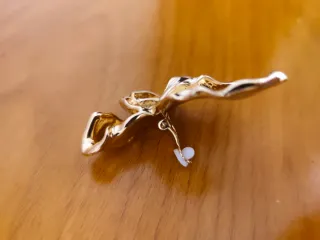 Pendientes Sfera Dorados Clip