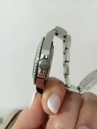 Orologio automatico uomo Rolex verde/argento