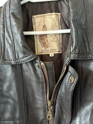 Chaqueta Piel Florence Italy Marrón