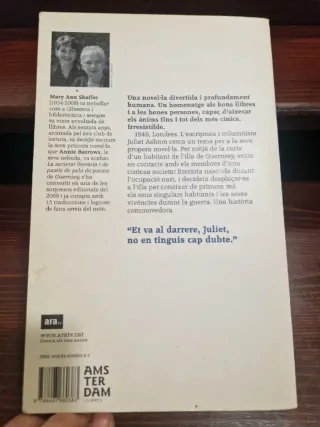 La societat literària i del pastís de pela de p...