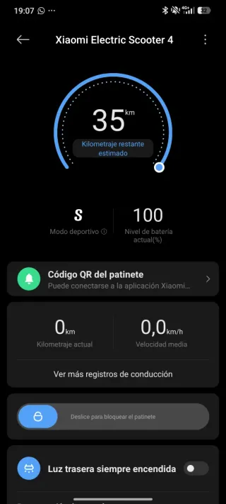 Patinete Eléctrico Xiaomi 4