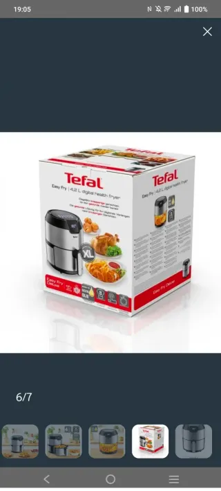Freidora de aire TEFAL NUEVA