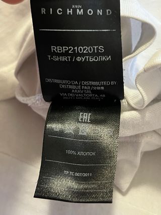 T-shirt John Richmond bimbo 12 anni