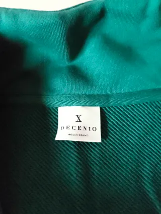 Camisola DECENIO homem verde fecho
