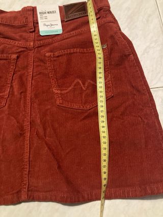 Falda pana mini Pepe Jeans teja