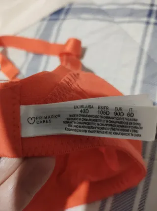 Lote 3 Sujetadores Multicolor y Naranja