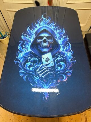 Mesa Epoxy Calavera Azul