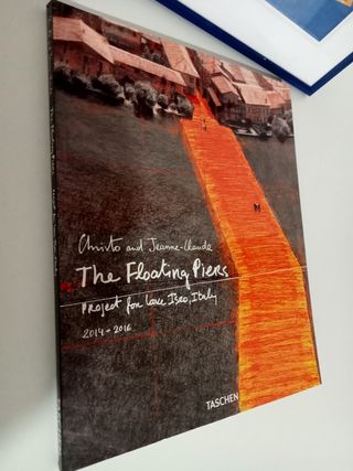 Christo The Floating Piers Quadro e Libro