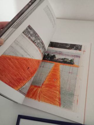 Christo The Floating Piers Quadro e Libro